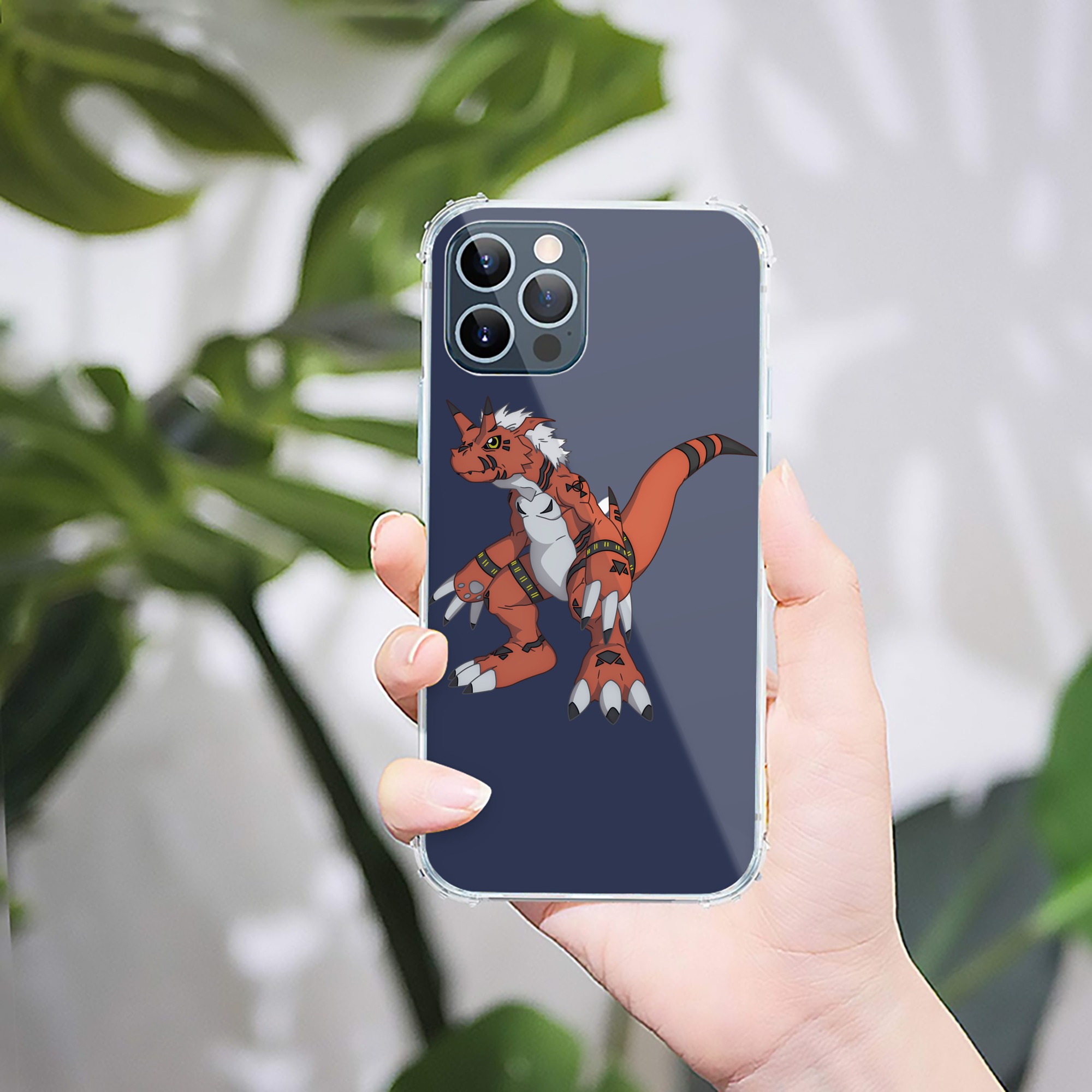 （画像用） Digimon デジタルモンスター/デジモン 【iPhone 12シリーズ対応】透明スマホケース（クリアソフトケース）